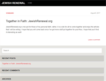 Tablet Screenshot of jewishrenewal.org